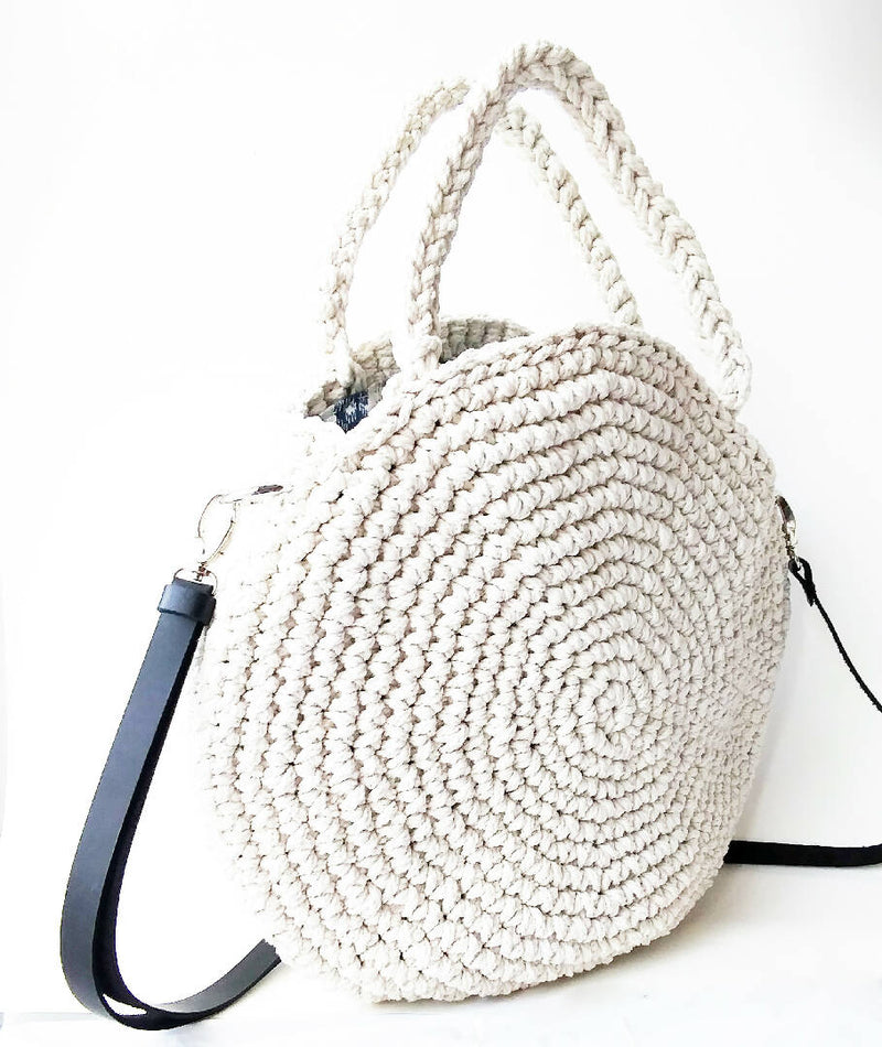 Sophie Circle bag - White