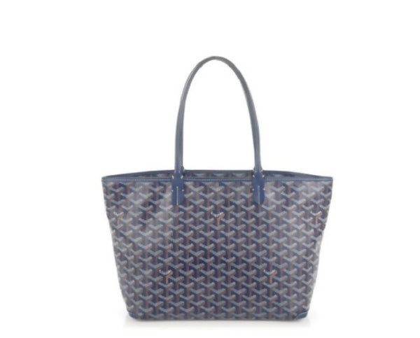 Goyard Artois Weekend Tote Goyardine MM Navy