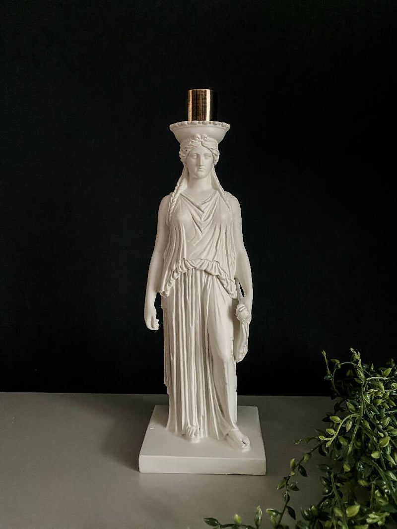 Greek Goddess Candle Holder