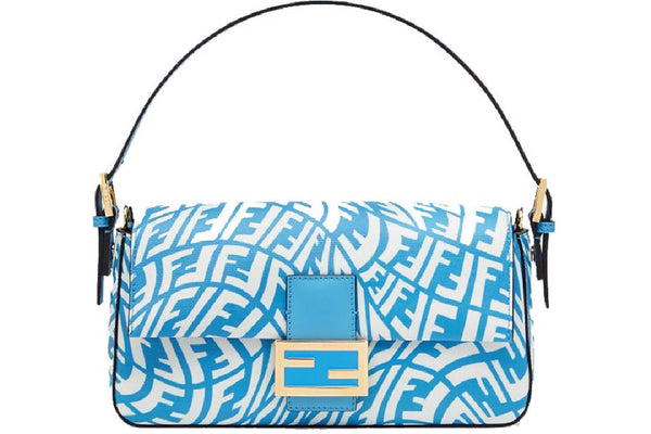 Fendi Baguette 1997 Shoulder Bag Medium Blue