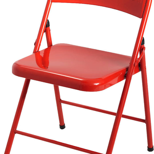 Supreme Red Metal Folding Chair | The Accessory Circle – The