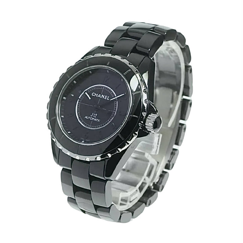 CHANEL J12 INTENSE BLACK H3829 Black Dial Automatic Watch