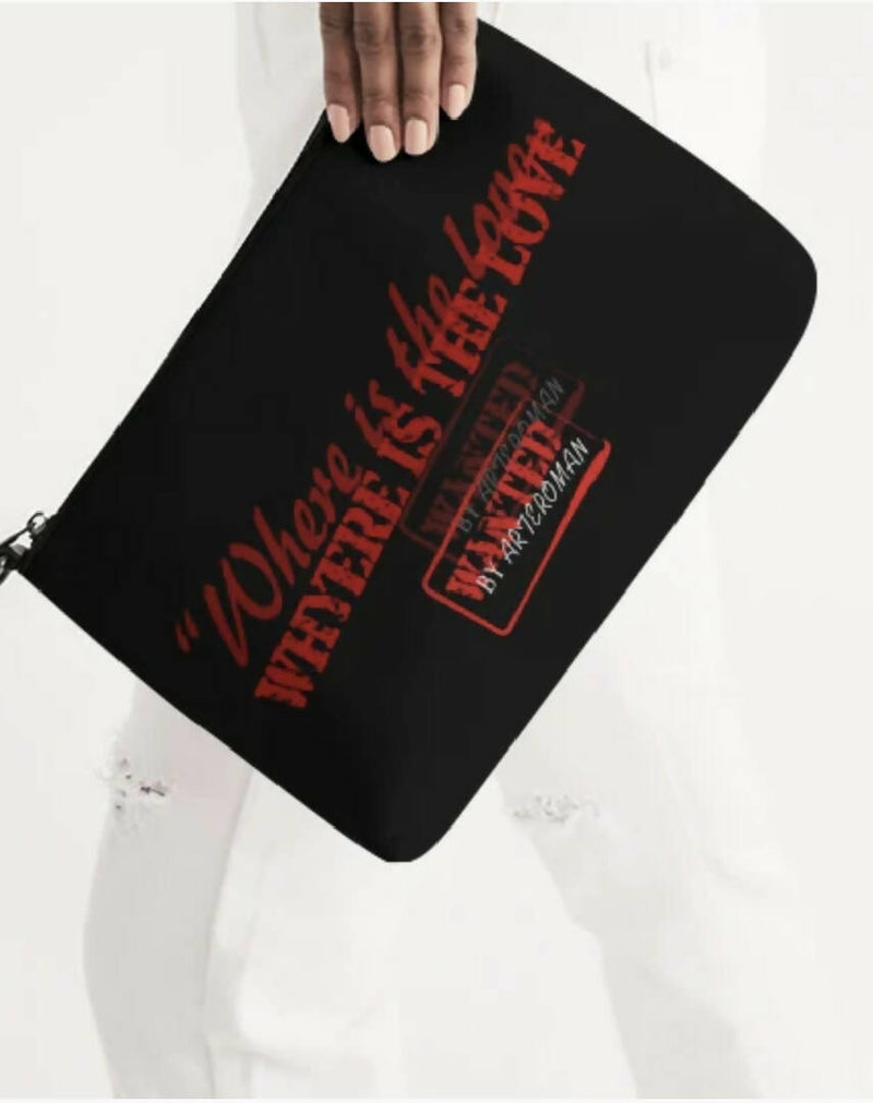 « Where is the love »" Daily Zip Pouch