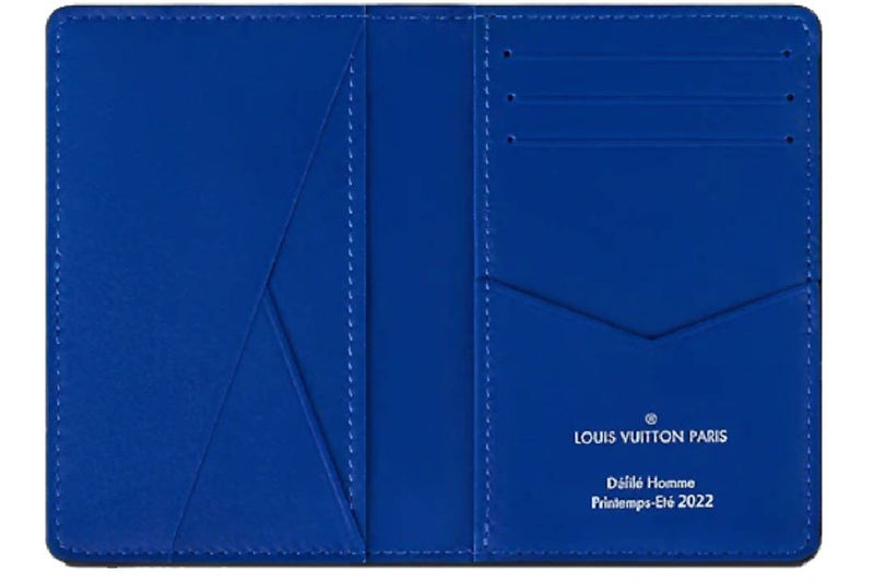 Louis Vuitton Pocket Organizer Taurillon Illusion Blue/Green in Leather - MX