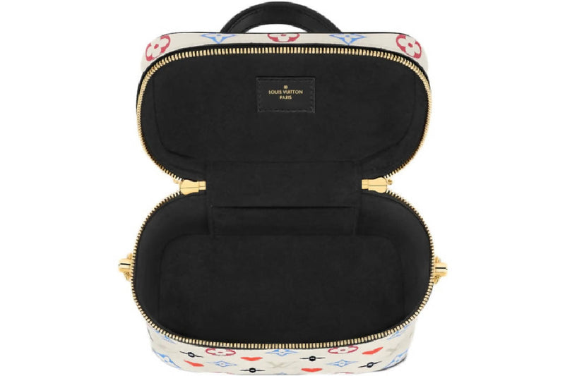 Louis Vuitton Vanity PM Game On White in Coated Canvas with Gold