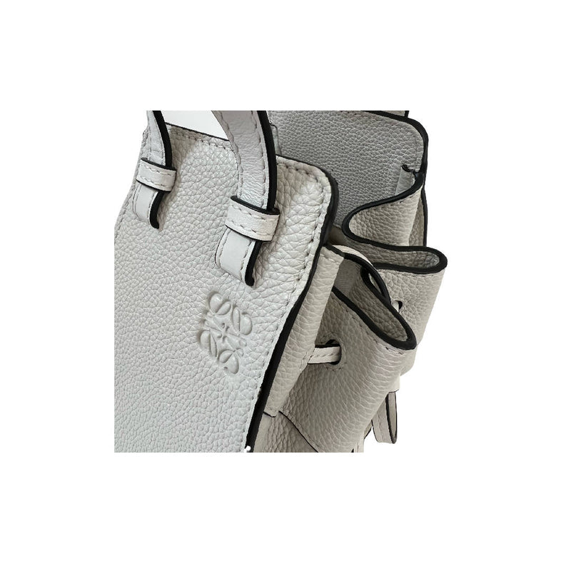 NEW Rare LOEWE White Mini Hammock Drawstring in Classic Calfskin Leather BLANCO RRP £1500