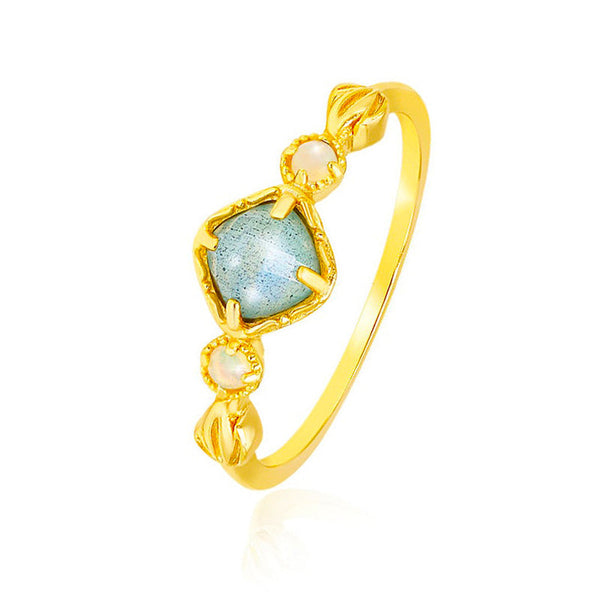 Amazonite Opal Ring