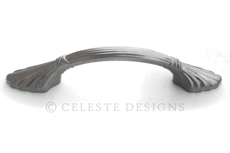 Butterfly Cabinet Pull Handle Brushed Nickel Solid Zinc 3"