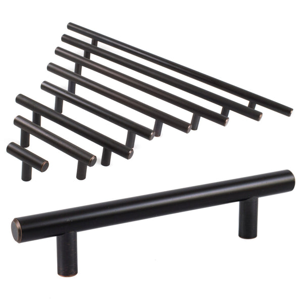 Bar Pull Cabinet Handle Oil-Rubbed Bronze Solid Steel (SALE DISCOUNT 20% OFF IN ALL OUR PRODUCTS)