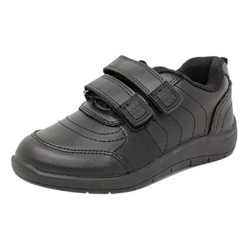 Buckle My Shoe Bryce Faux Leather Junior School Shoes