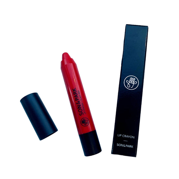 Son & Park Lips Crayon Stick - Colour 07 Flash Red | Award Winning Korean Beauty Brand
