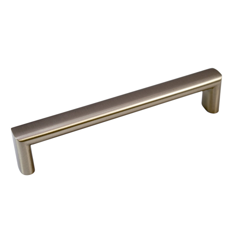 Cristal Oval Pull Cabinet Handle Champagne Bronze Stainless Steel 5"