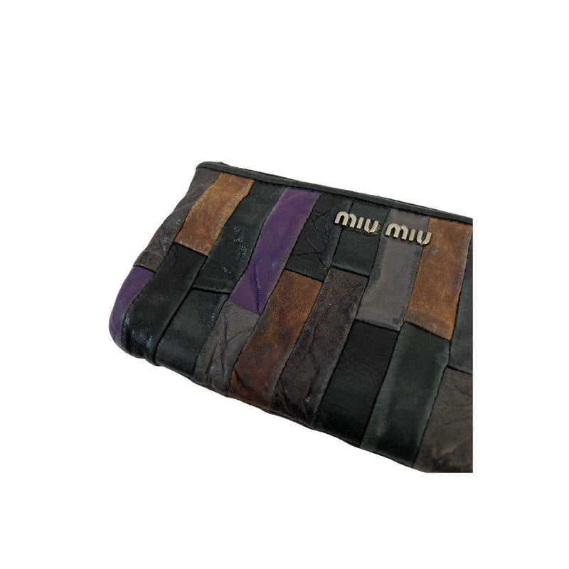 Miu Miu Vintage Archive Full Length Multi-Colour Coin Purse Wallet Card Holder Bag