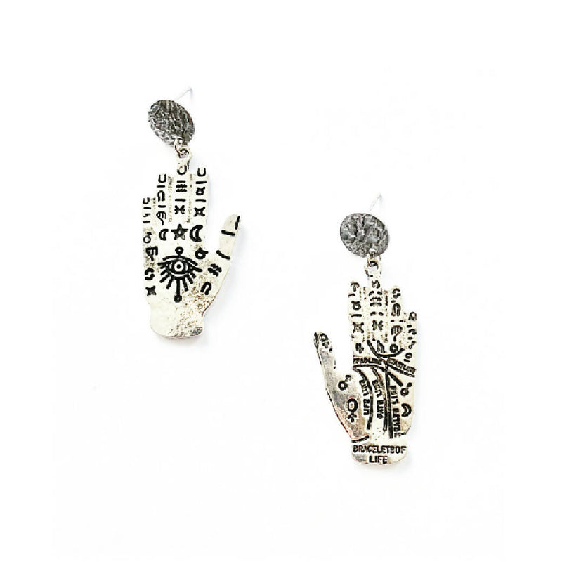 Palm Reading Rules Earrings