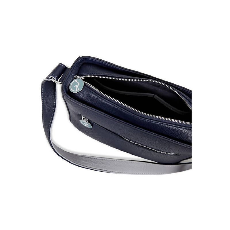The Morphbag by GSK Cross-body Handbag in Grey Blue and Dark Blue