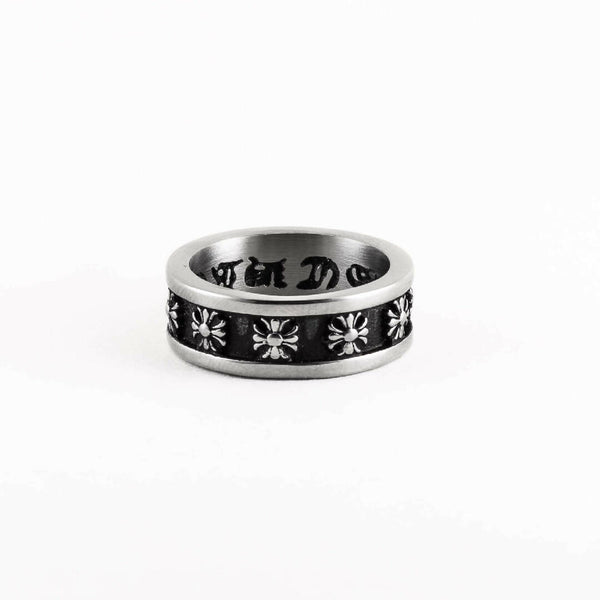 Stainless Steel Cross Ring
