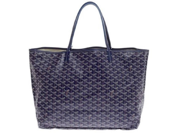 Goyard Saint Louis Tote Goyardine GM Navy Blue