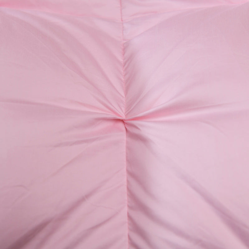 Pink Luxurious Quilted Cotton Goose Down Comforter