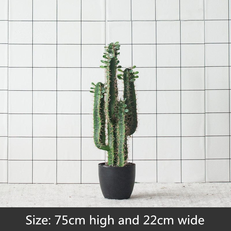 Faux Potted Cactus Plants 6 S.