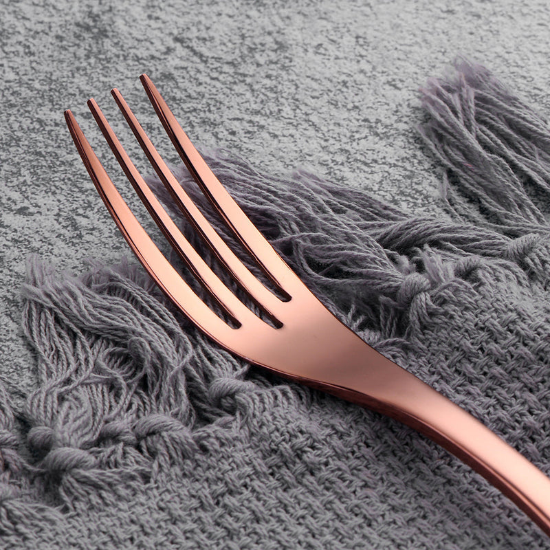 Yullvo Rose Gold Cutlery Set *Lettering Service Product*