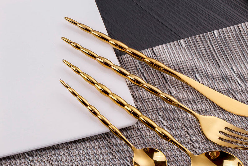 Patti Gold Cutlery Set