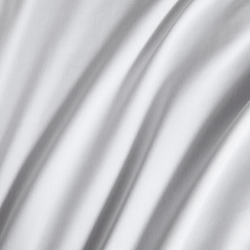 White Satin Duvet Cover Set (Egyptian Cotton) - 4 Piece Set *Price Drop Event Product*