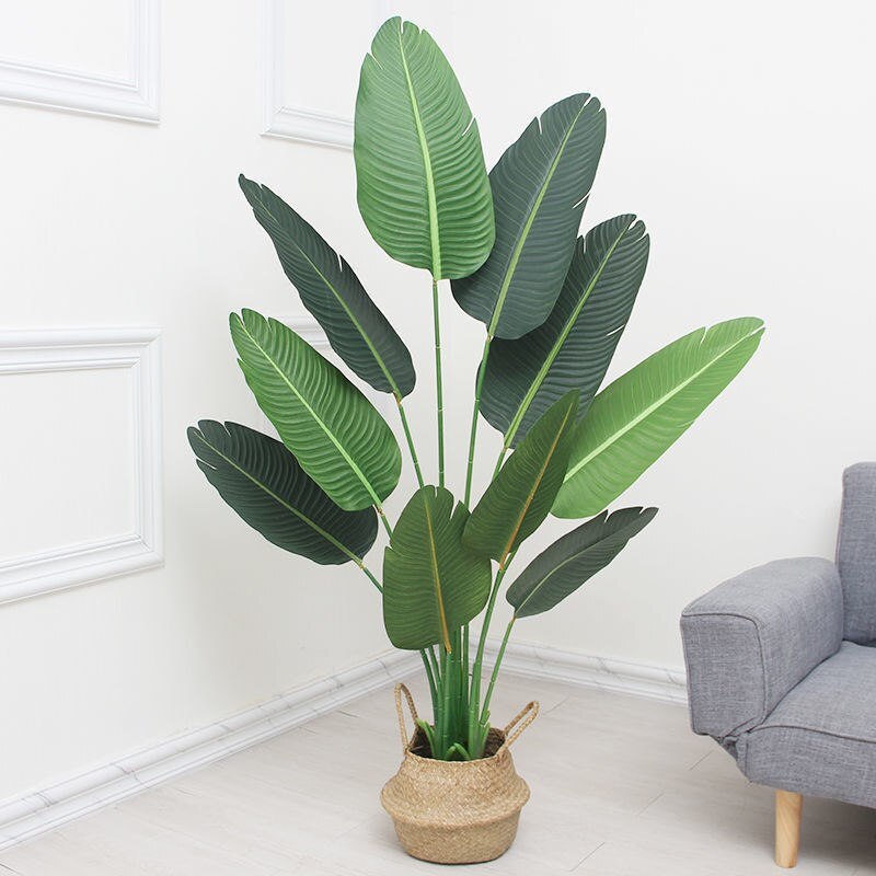 Faux Potted Banana P Tree