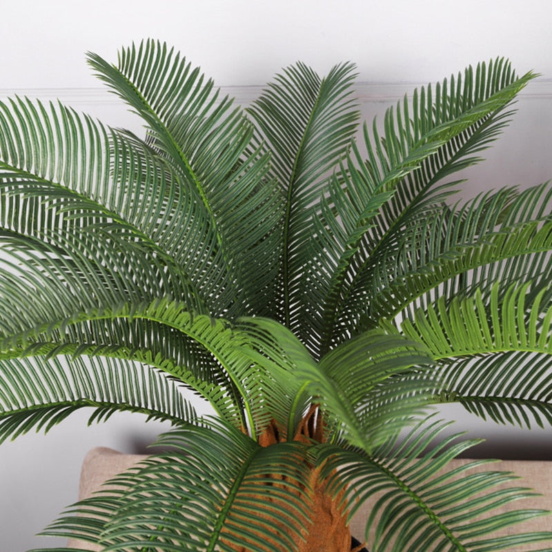 Faux Potted Palm Tree