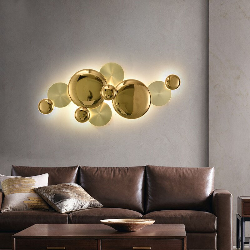 Golden Grap Metal Wall Lamp