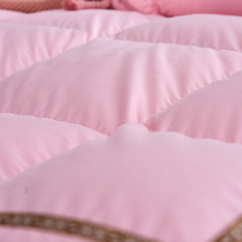 Pink Glamius Cotton Goose Down Comforter