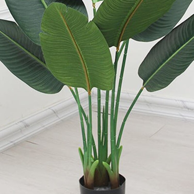 Faux Potted Banana P Tree