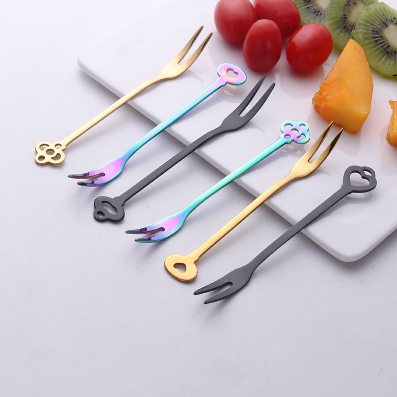 Vertui Colorful Dessert Fork Set
