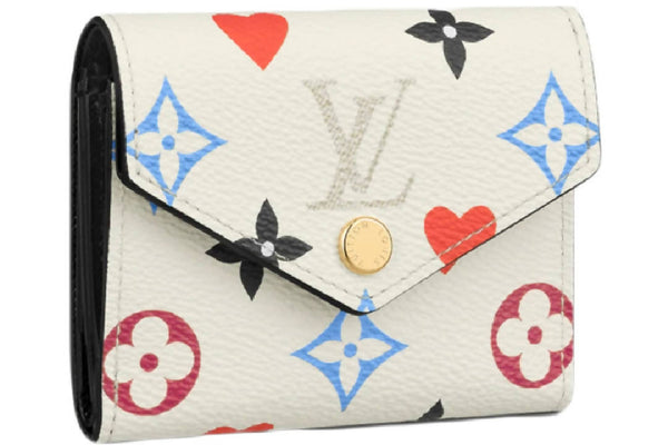 Louis Vuitton Zoe Wallet Game On White