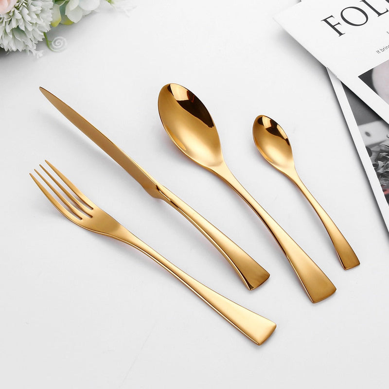 Yullvo Gold Cutlery Set *Lettering Service Product*