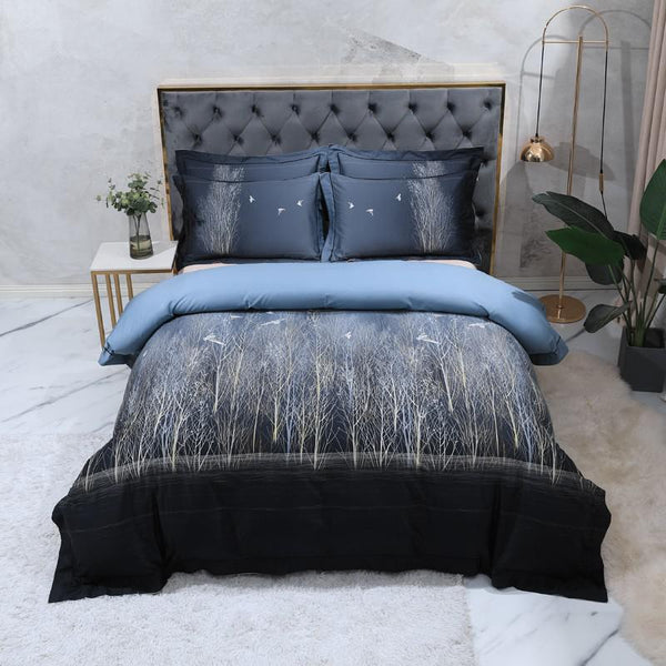 Dark Forest Duvet Cover Set (Egyptian Cotton) - 4 Piece Set