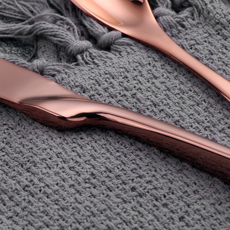Yullvo Rose Gold Cutlery Set *Lettering Service Product*