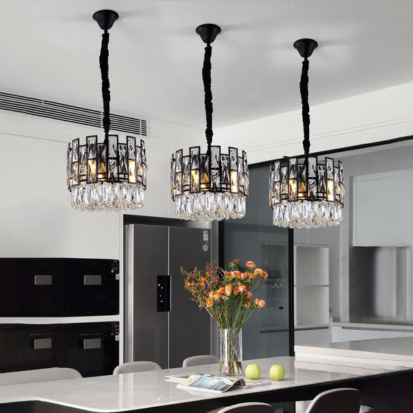 Grepik S. S Round Crystal Chandelier