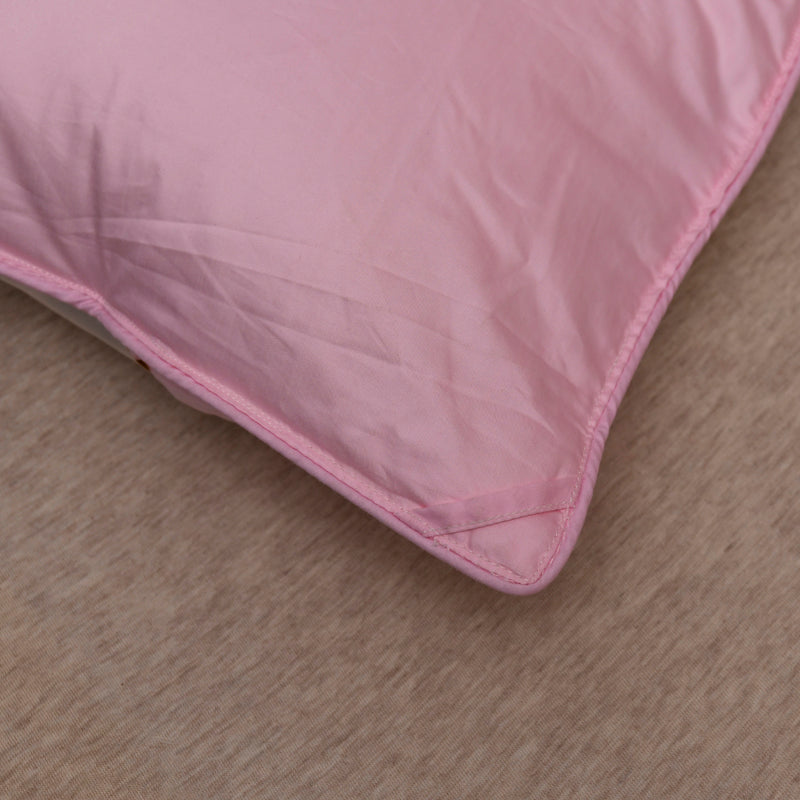 Pink Luxurious Quilted Cotton Goose Down Comforter