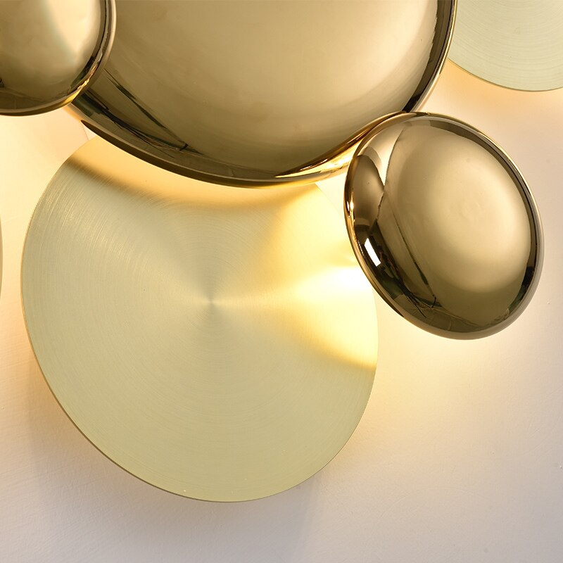 Golden Grap Metal Wall Lamp