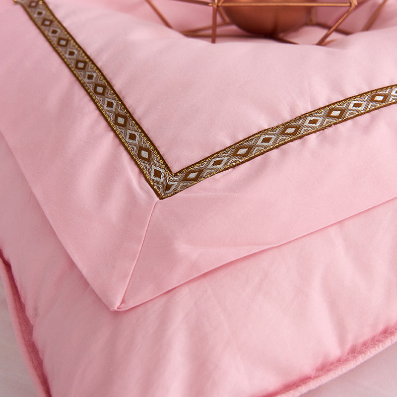 Pink Glamius Cotton Goose Down Comforter