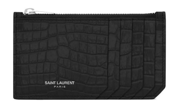 Saint Laurent Fragments Zipped Card Case