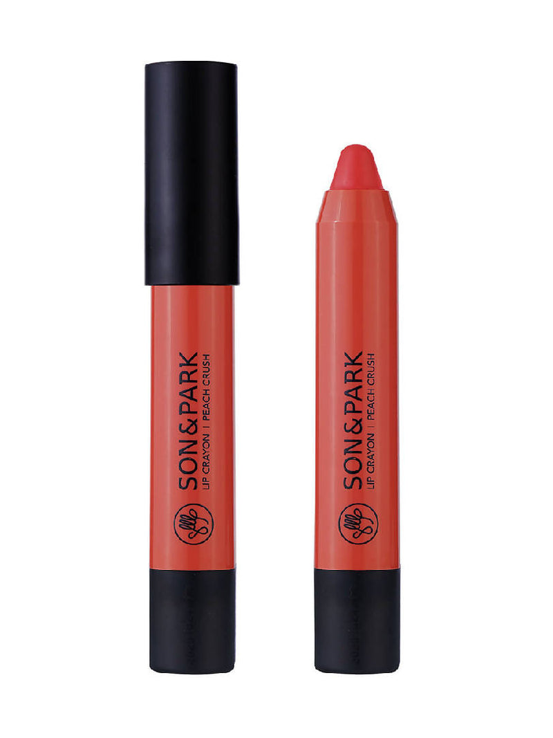 Son & Park Lips Crayon Stick - Colour 30 Peach Crush | Award Winning Korean Beauty Brand