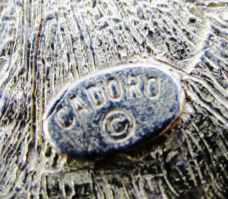 Vintage 1950s Cadoro Gripoix Rhinestone Maltese Cross Pin/Pendant