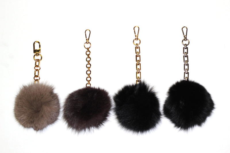 6000 Genuine Fox Fur Pom Pom Accessory