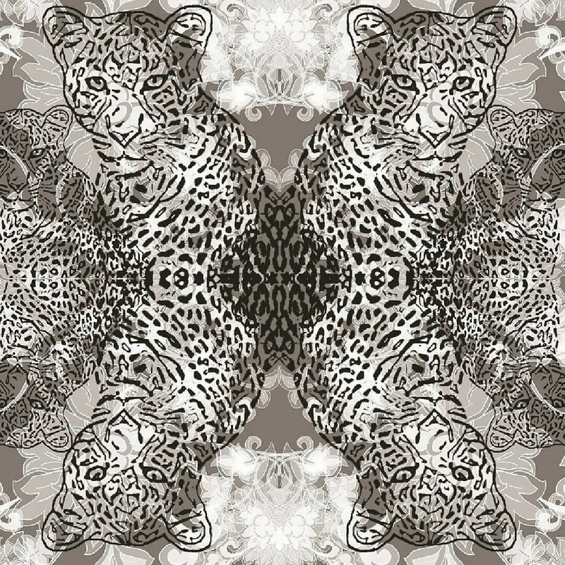 RUMI LONDIN Pure Silk Leopard Print Scarf
