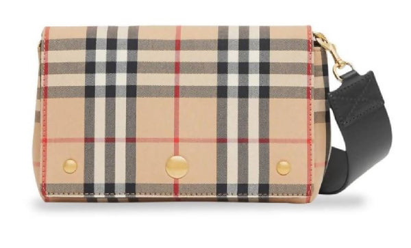 Burberry Small Vintage Check and Leather
