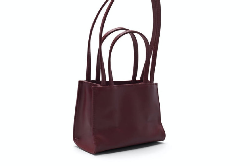 Oxblood Telfar Shopping Tote Store Sale Outlet Telfar Small