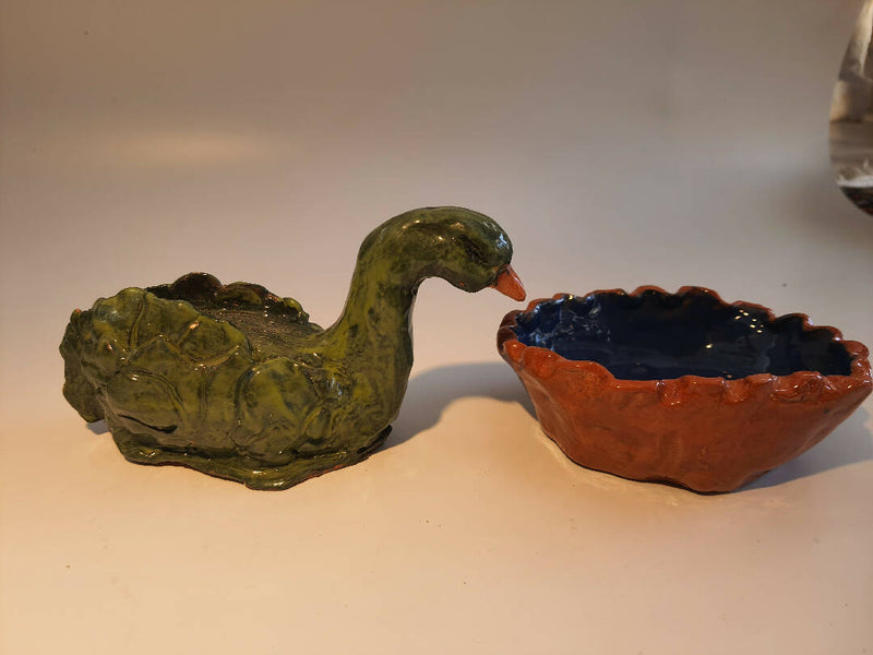 Hand Built Ceramic Duck - The Survived