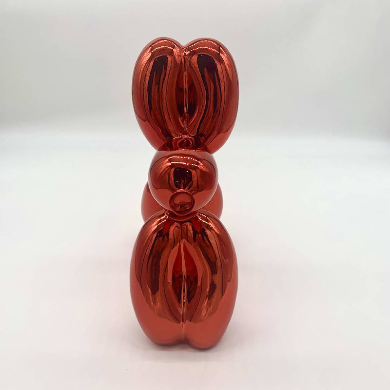 Red Balloon Dog Sculpture By Editions Studio with COA