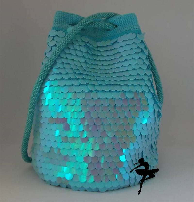Crafted handbag "Aquamarine"